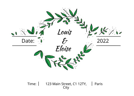 Wedding Invitations - Template ID 14744