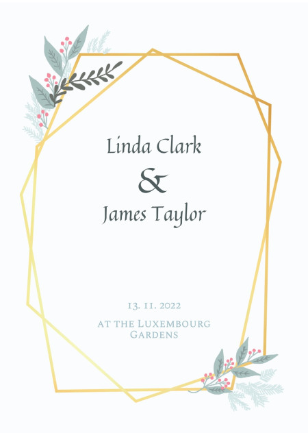 Wedding Invitations - Template ID 14745