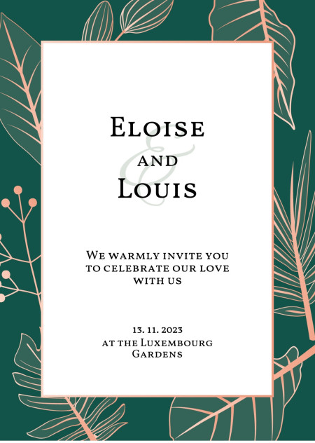 Wedding Invitations - Template ID 14747