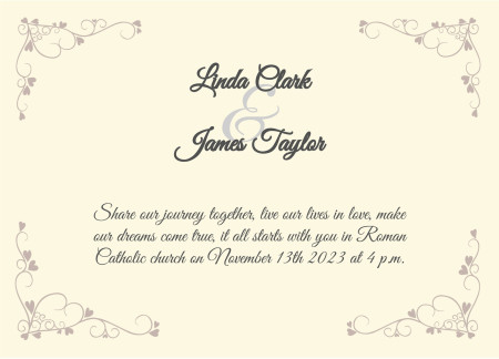 Wedding Invitations - Template ID 14762