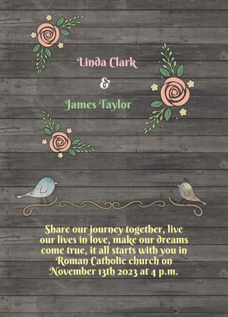 Wedding Invitations - Template ID 14775