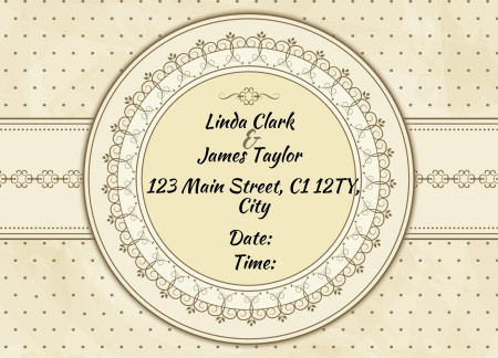 Wedding Invitations - Template ID 14779