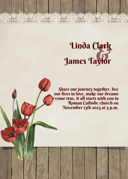 Wedding Invitations - Template ID 14781