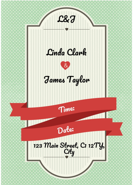 Wedding Invitations - Template ID 14789