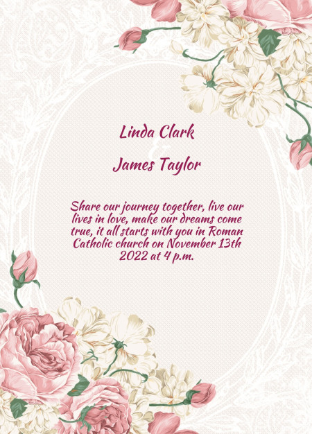Wedding Invitations - Template ID 14794