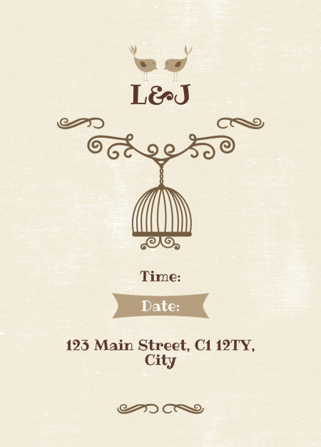 Wedding Invitations - Template ID 14795