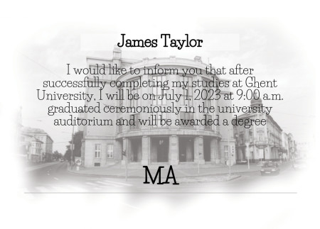 Graduation Announcements - Template ID 14984