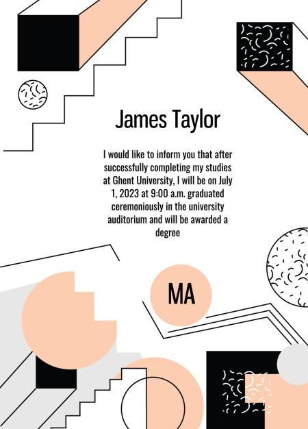 Graduation Announcements - Template ID 14993