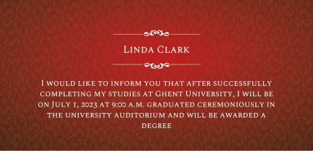 Graduation Announcements - Template ID 15040