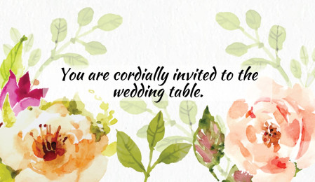 Wedding Reception Invitations - Template ID 15153