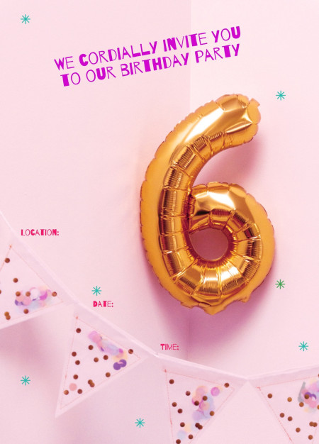 Party Invitations - Template ID 15280