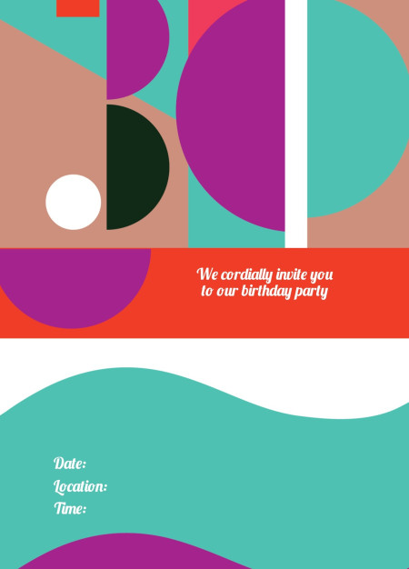 Party Invitations - Template ID 15305