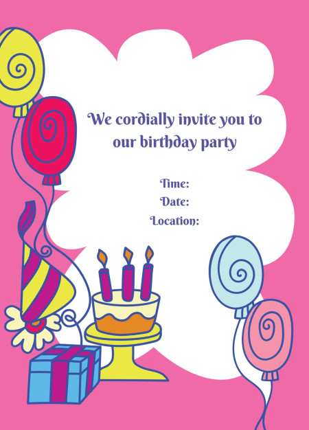 Party Invitations - Template ID 16925