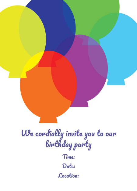 Party Invitations - Template ID 16929