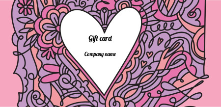Gift Vouchers, Gift Cards - Template ID 17024