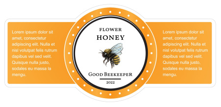 Honey Labels - Template ID 17341