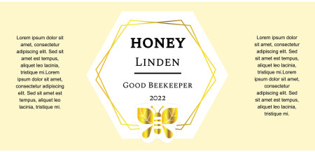 Honey Labels - Template ID 17350