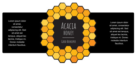 Honey Labels - Template ID 17374