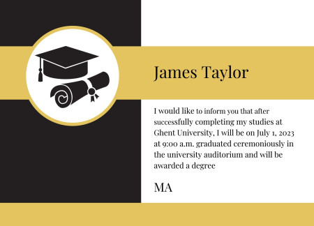 Graduation Announcements - Template ID 17518