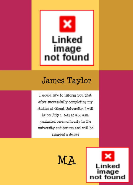 Graduation Announcements - Template ID 17526