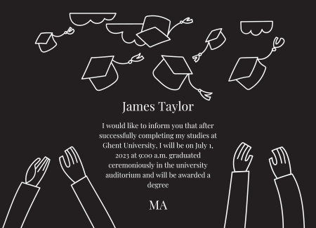 Graduation Announcements - Template ID 17550