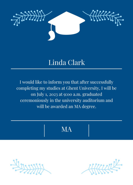 Graduation Announcements - Template ID 17566