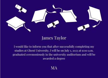 Graduation Announcements - Template ID 17574