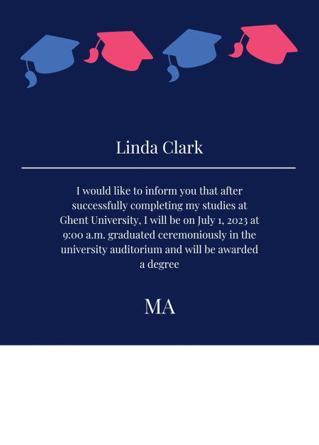 Graduation Announcements - Template ID 17578