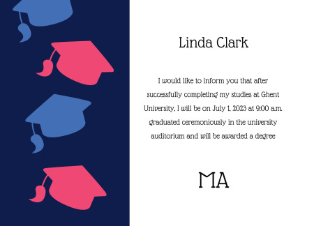 Graduation Announcements - Template ID 17594