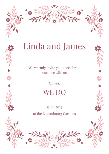 Wedding Invitations - Template ID 17624