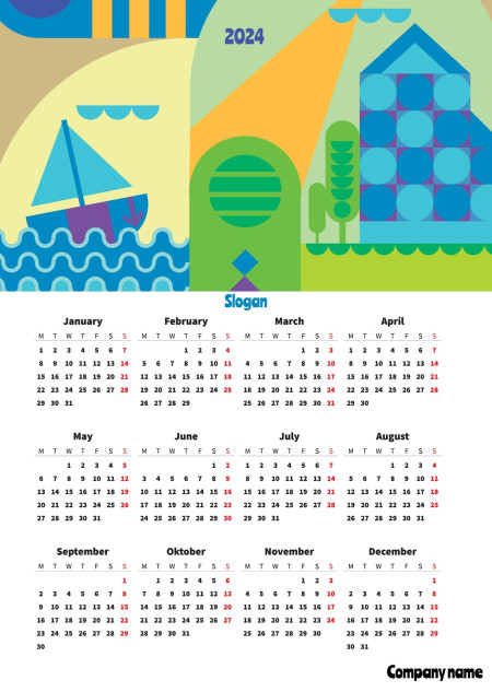 Poster Calendars - Template ID 18323