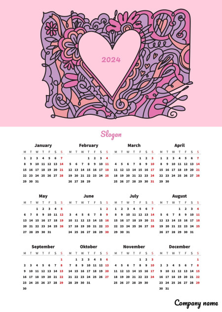 Poster Calendars - Template ID 18338