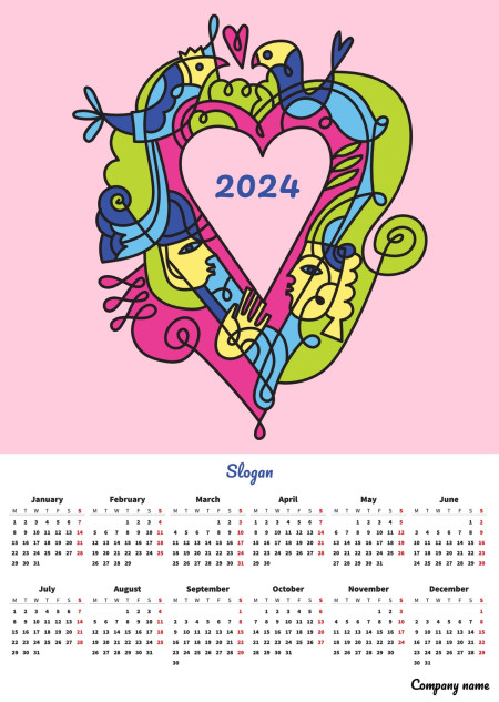 Poster Calendars - Template ID 18350