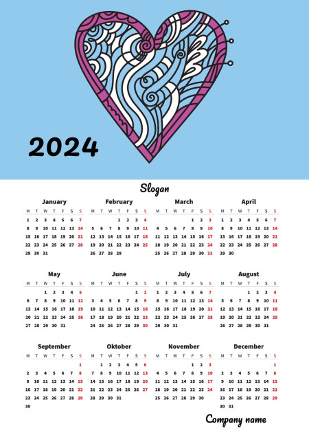 Poster Calendars - Template ID 18358