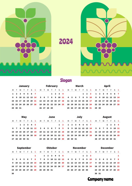 Poster Calendars - Template ID 18372